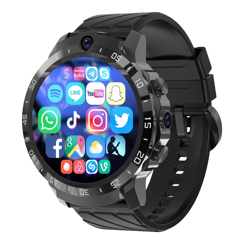 

2023 NEW Smartwatch 1.6" 4G WIFI Smart Watch Men Android 8.1 4GB RAM 128GB ROM Bluetooth 2MP+5MP Dual Camera GPS 1000Mah Battery