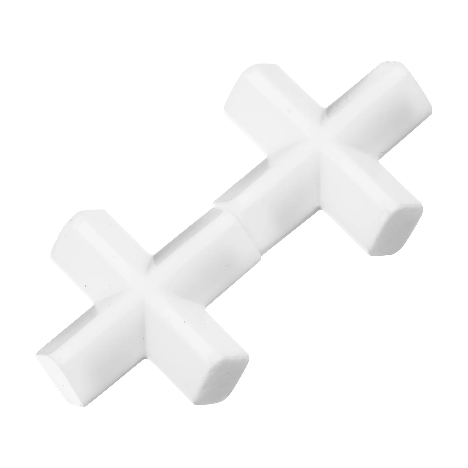 

2pcs Magnetic Stirrer Mixer Cross Type Stir Bars White PTFE Stir Rod Bars