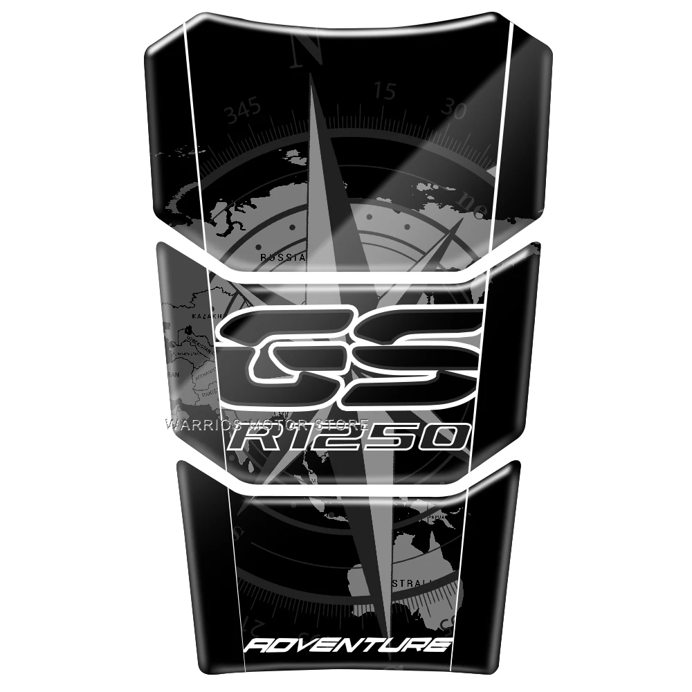 

Защитная наклейка-протектор на топливный бак для мотоцикла Motorrad R1250GS Adventure 2019-2022, 3D гелевая, 40 лет GS