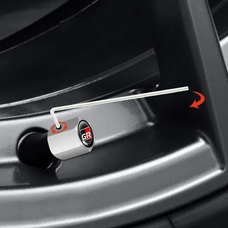 Противоугонные колпачки клапанов из сплава автомобильные для колес аксессуары