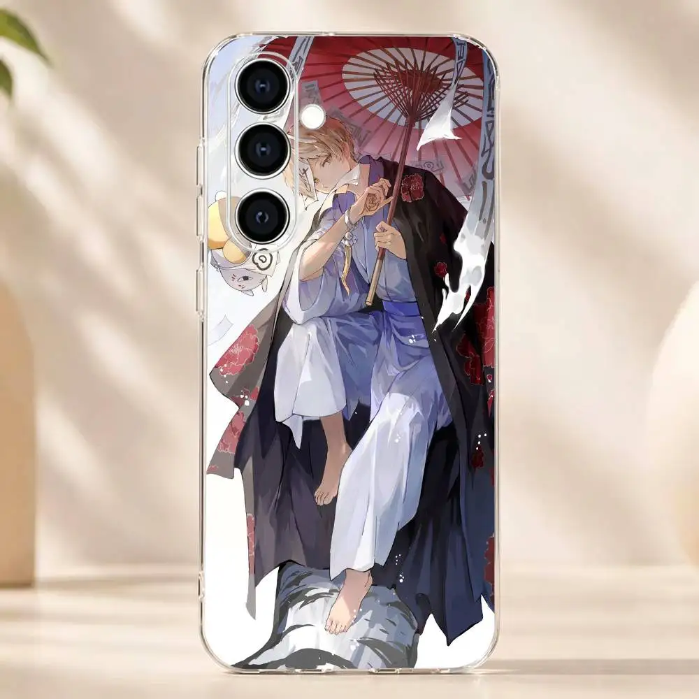 Фото Чехол для телефона Natsumes Book of Friends Madara, прозрачный мягкий силиконовый чехол для Samsung A73, A72, A71, A70, A53, A52, A51 №5