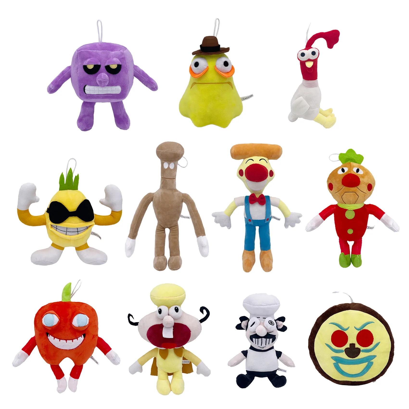 

Peppino Pizza Tower Plush Toy Cartoon Game Stuffed Animals Soft Toys Kids Christmas Birthday Gift For Children