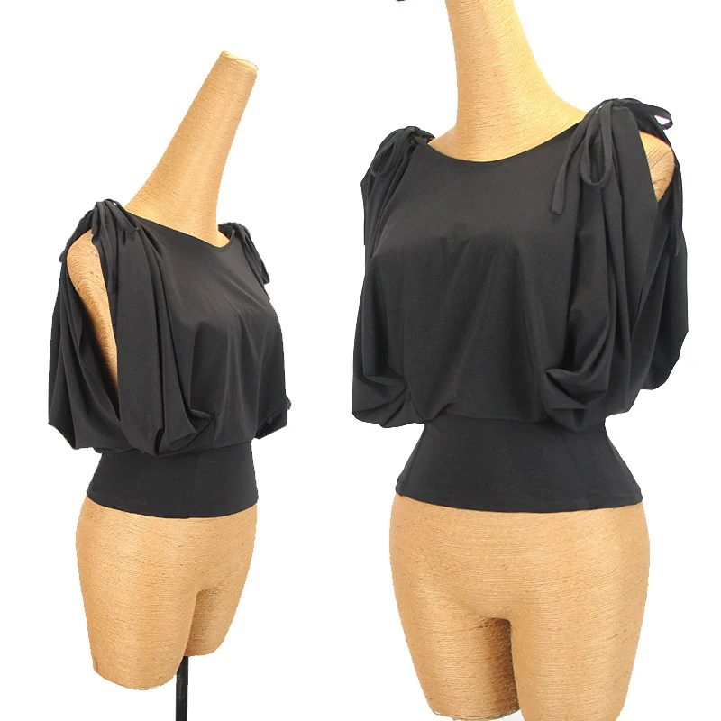 

2023 Bat Sleeveless Latin Dance Training Dance Women'S Loose Summer Top Chacha Rumba Tango Dress Latin Practice Clothes DQL8400