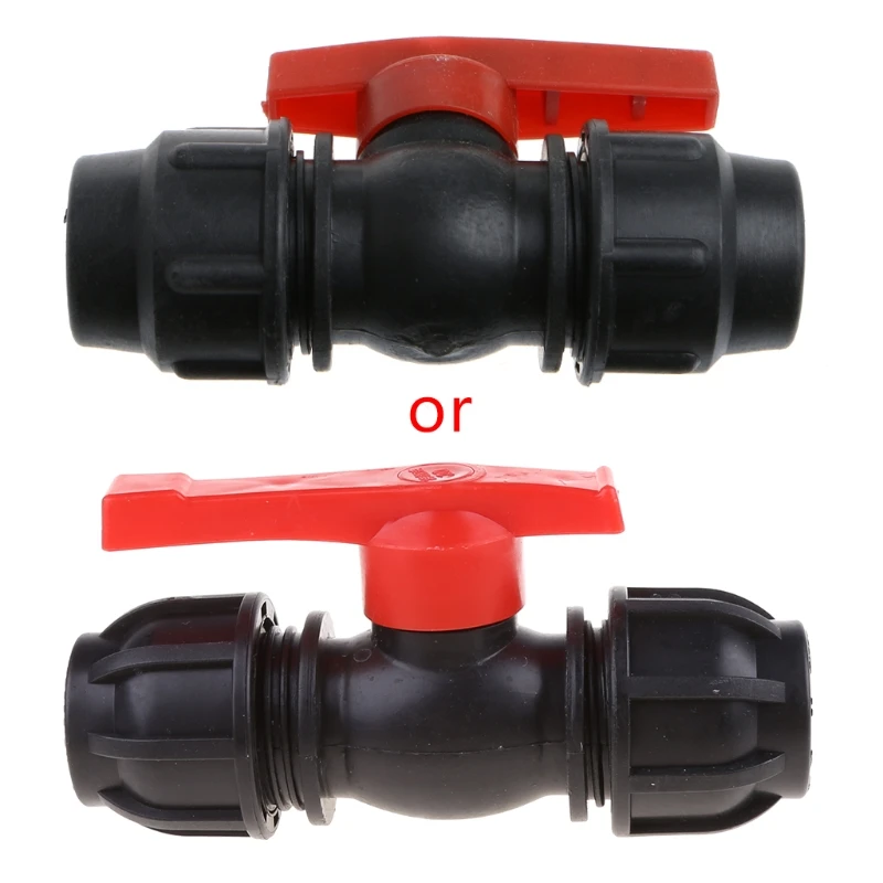

20mm/25mm/30mm Water Pipe Quick Valve Connector PE Tube Ball Valves Accessories