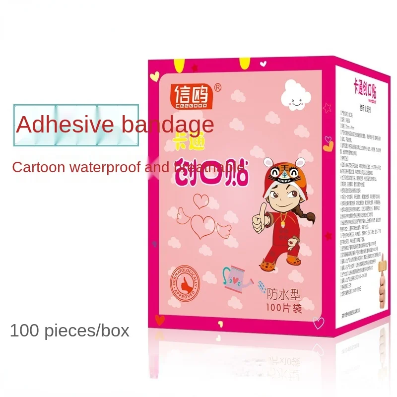 

Cartoon Band-aid Cute Mini Children Breathable Waterproof Bandage Medical ok Bandages Hemostatic Patch