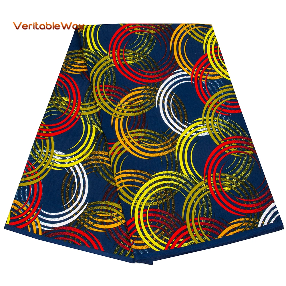 Африканская ткань высокого качества 6 ярдов 3 ярда Красный Черный Цвет Воск Принт анкарская ткань хлопчатобумажная ткань для швейного платья 24FS1482