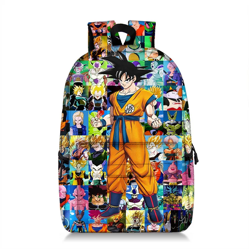

16 Inch Anime Dragon Ball Children School Bags Sun Goku Boys Girls Kindergarten Printing Backpack Kids Daily Bags Gift Backpacks