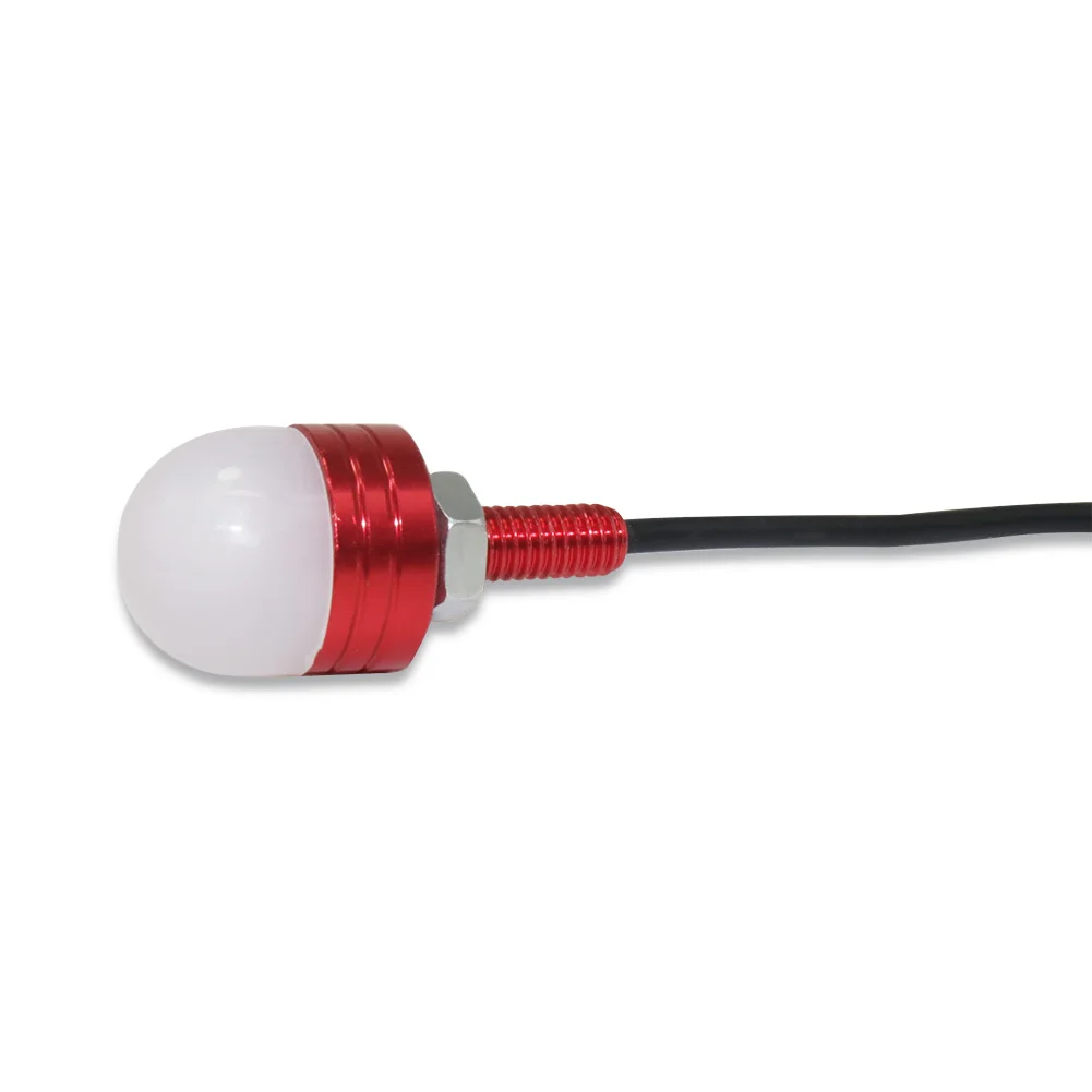 Модификация мотоцикла, 12 В, светодиодный стоп-сигнал, задний фонарь, декоративный фонарь для электромобиля, винсветильник M6, дневные ходовые огни