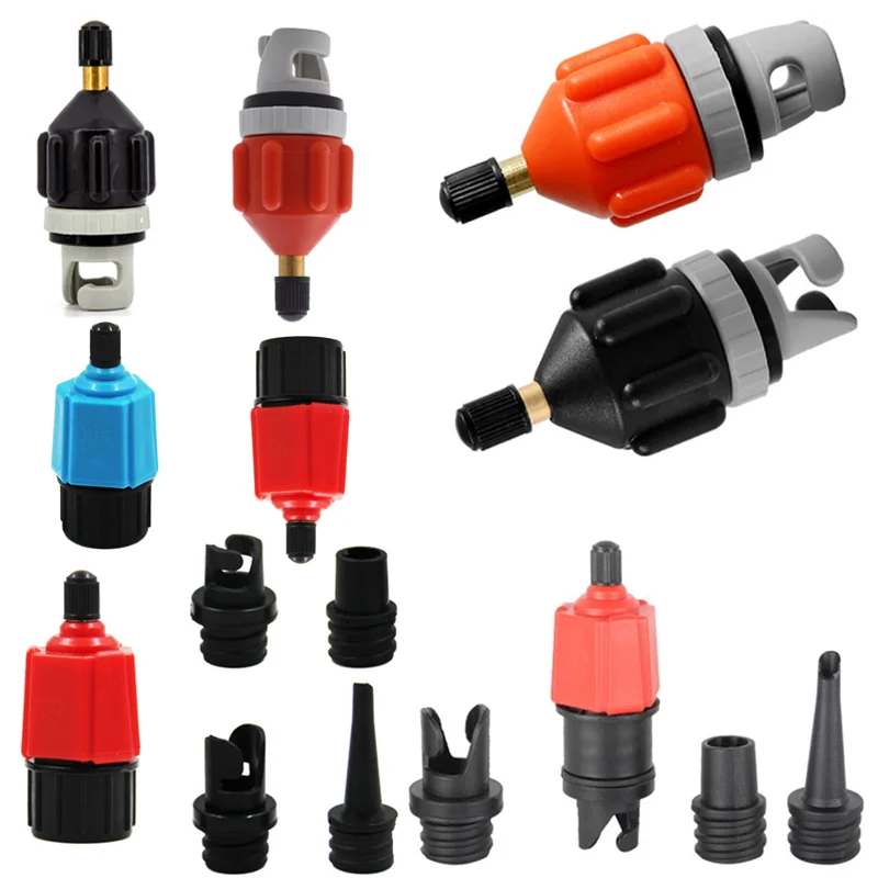 Air Valve Adapter Vehicle Air Pump Valve Adaptor For Inflatable Air Mattress Bed Boat Canoe Kayak 4nozzle