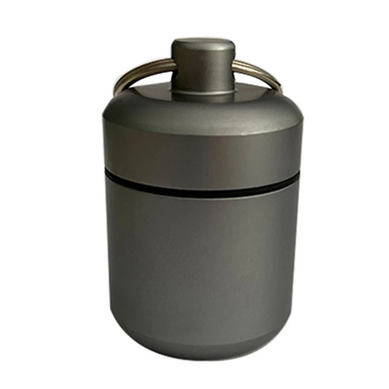 

Алюминиевый Брелок для ключей, водонепроницаемый портативный дорожный мини-контейнер для таблеток с витаминами, контейнер для медицинских...