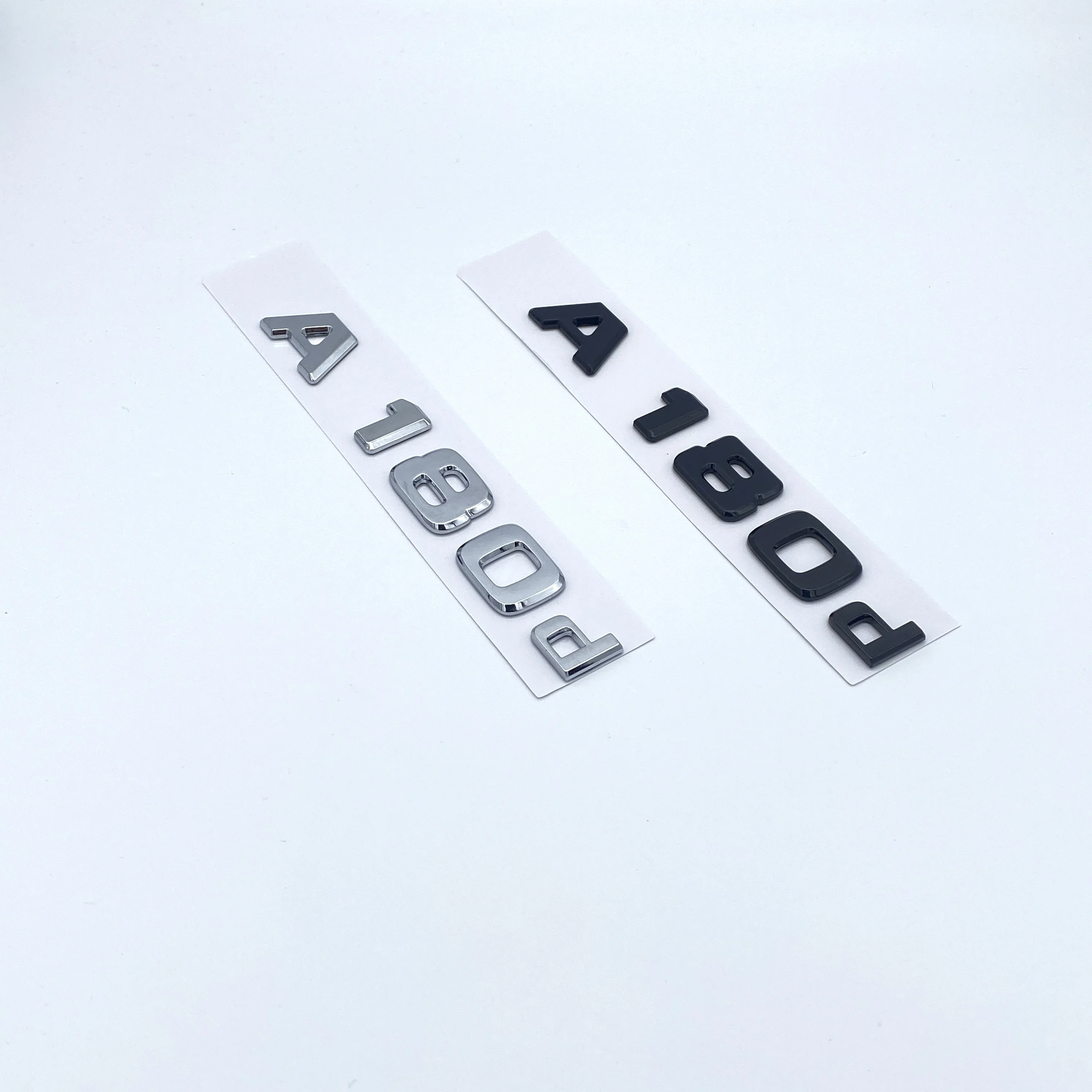 Фото 3D-буквы A180 A200 A220 A250 A260 A180d A220d 4Matic, эмблема из АБС-пластика для заднего багажника автомобиля A W176 W177, наклейка-логотип №5