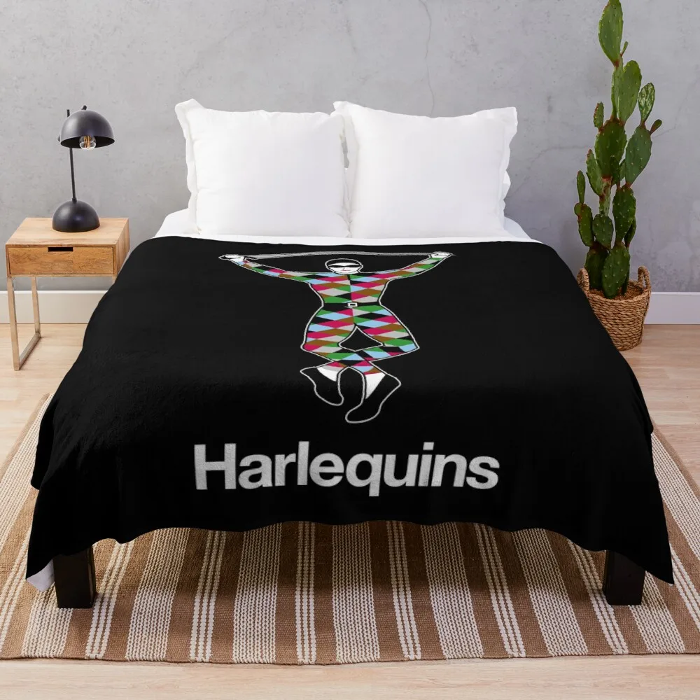 

The Harlequins Throw Blanket Beach Blanket Dorm Room Essentials Sofas