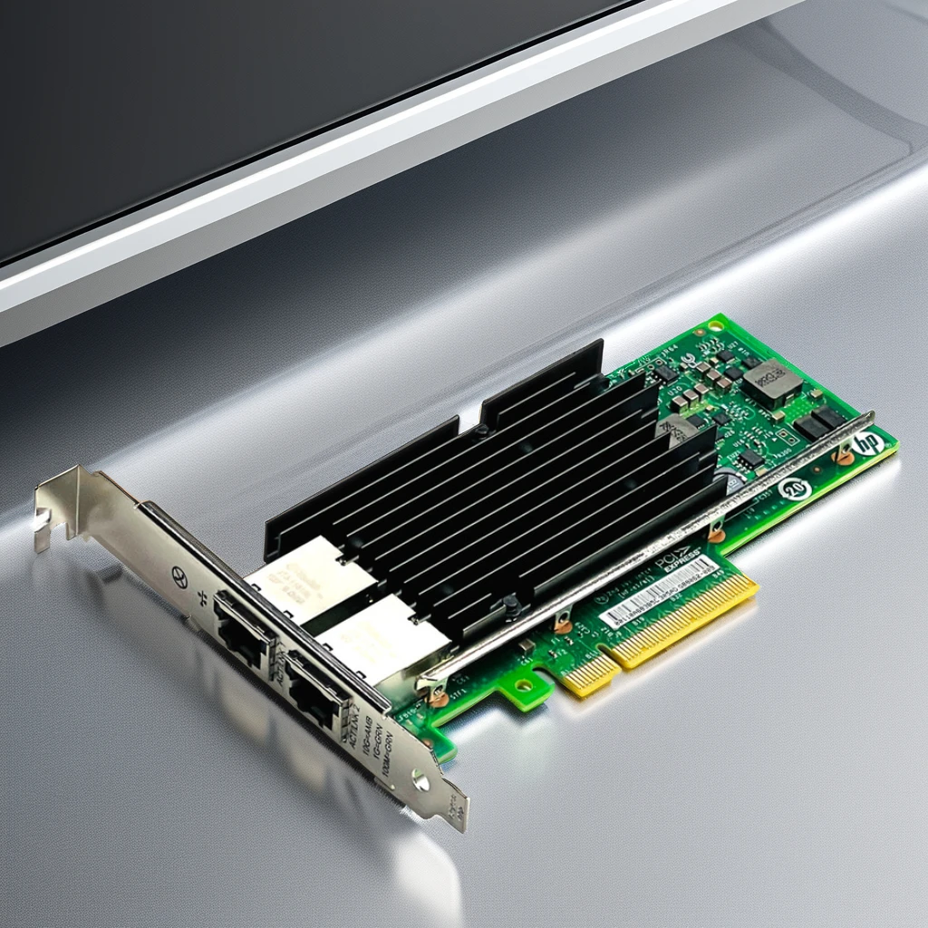 Двойной PCIe X8 Inte X540 X540-T2 RJ45 Ethernet NIC 10 ГБ 10G Сетевой адаптер Сервер LAN Проводной