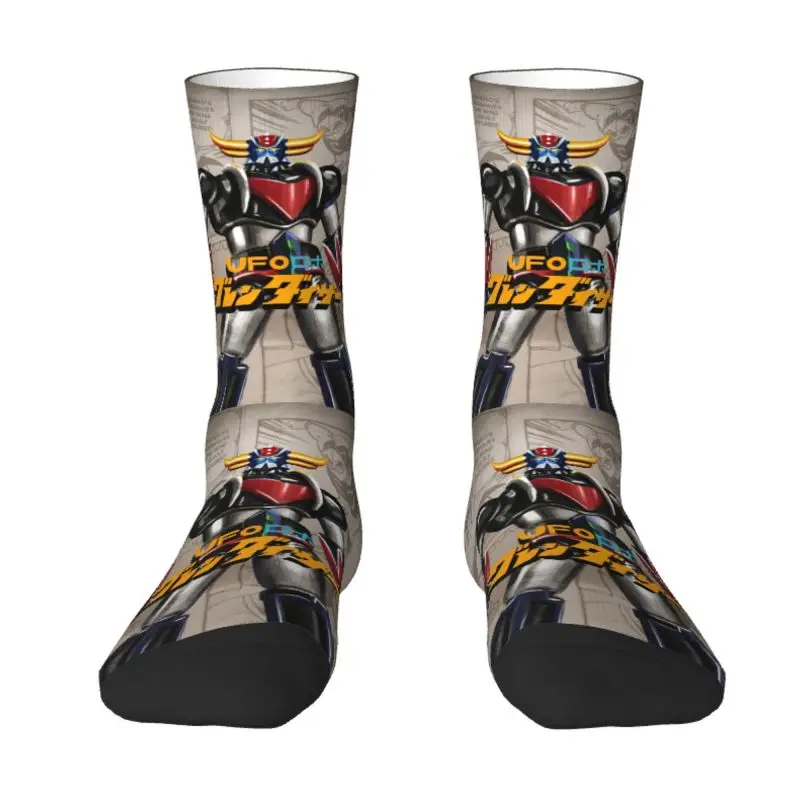 

Grendizer Anime Dress Socks Mens Womens Warm Fashion Novelty UFO Robot Goldorak Crew Socks