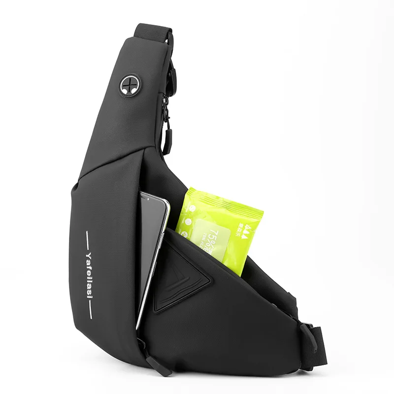 2022 New Fashion Travel Chest Bag Men's Waterproof Oxford Cloth Shoulder Crossbody Bag Quick Release Buckle Chest Bag Purse