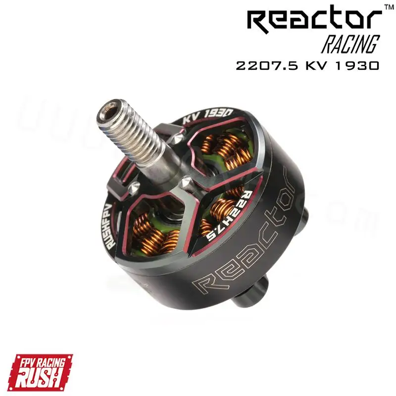 

Реактор RUSHFPV RUSH RACING 2207,5 1930KV 6S с бесщеточным двигателем, 4 шт.