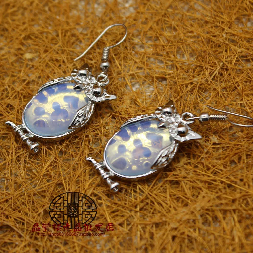 Милые серьги Polly в виде животных для женщин подвеска совы рейки искусственные