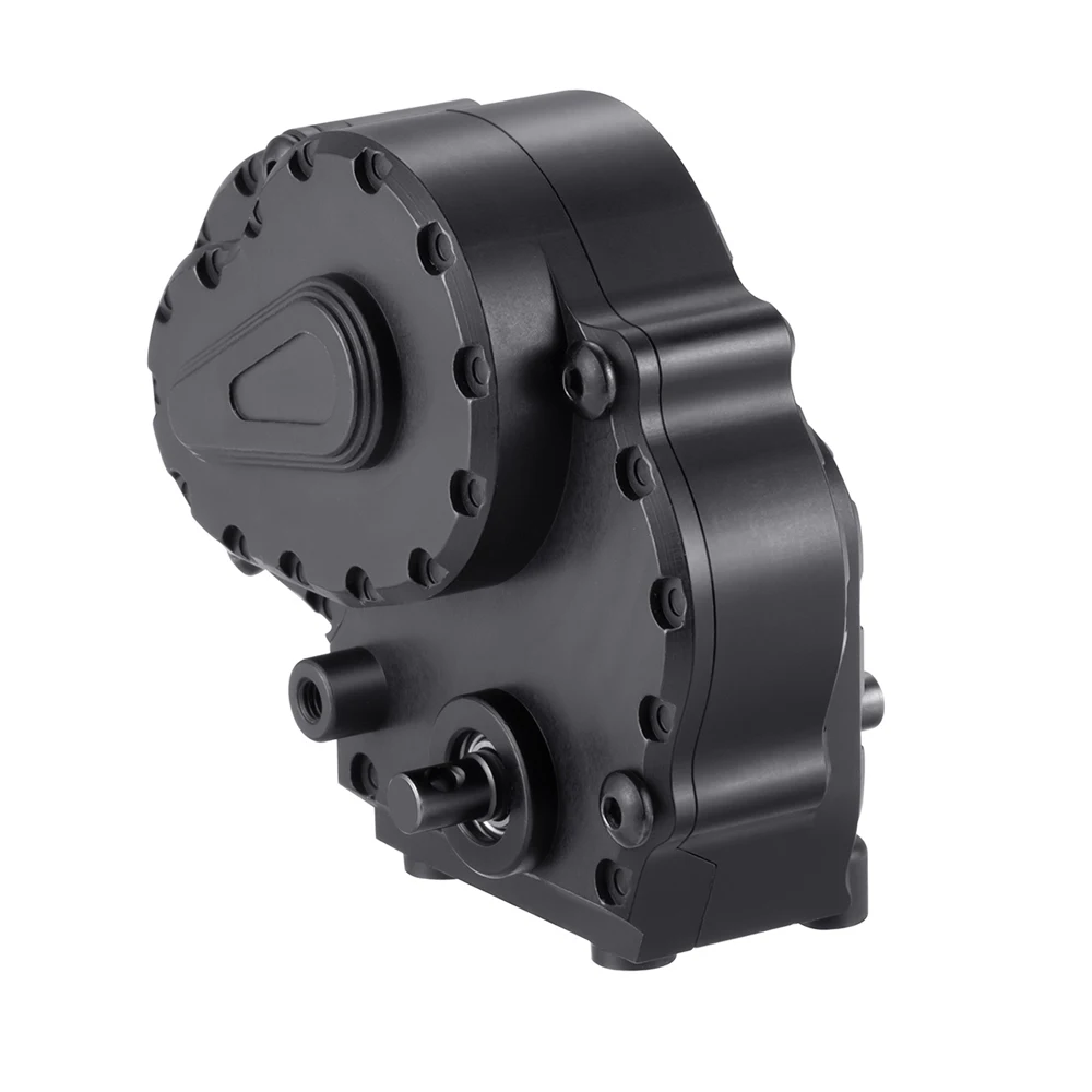 YEAHRUN черная металлическая коробка передач для осевого UTB18 Capra 1/18 RC багги модель