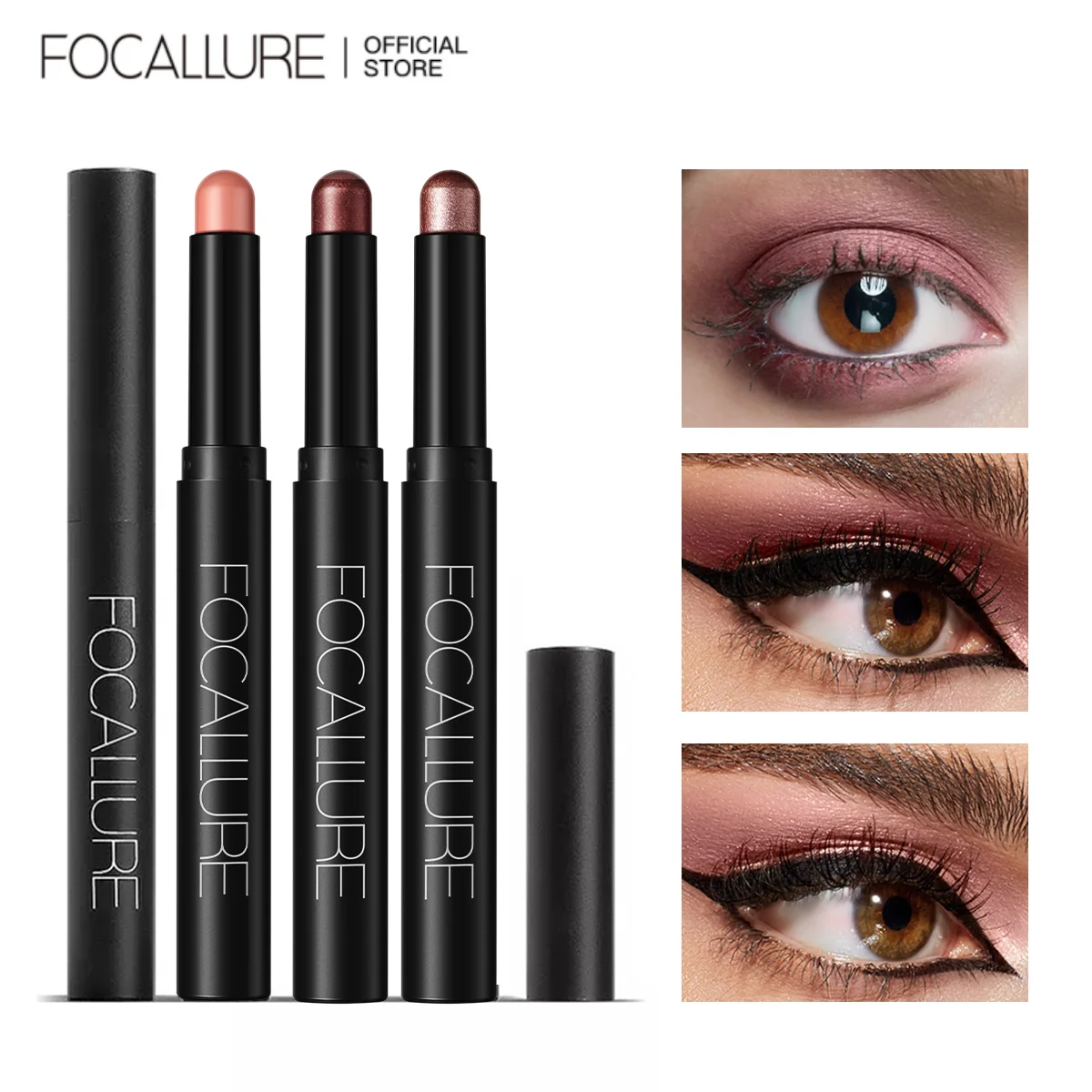 Waterproof Glitter Shimmer Pigment Eye Shadow Liner Stick Eyeliner Makeup Tools