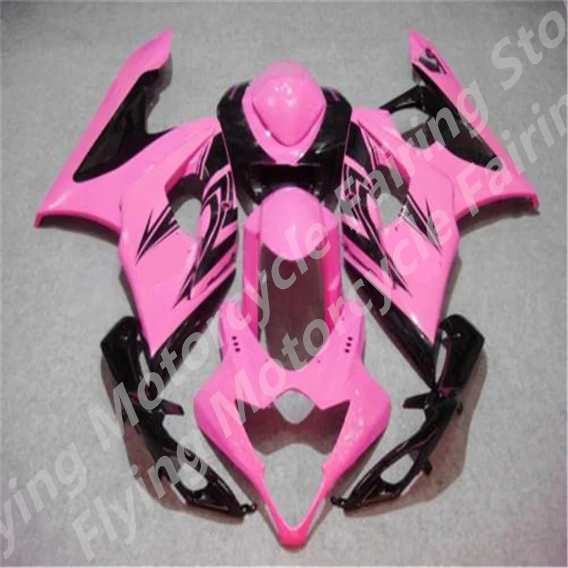 Фото Обтекатель для мотоцикла, подходит для G S XR 1000 2005 2006 G S X R1000 05 06 G S XR1000 05-06, розовый, черный обтекатель №2