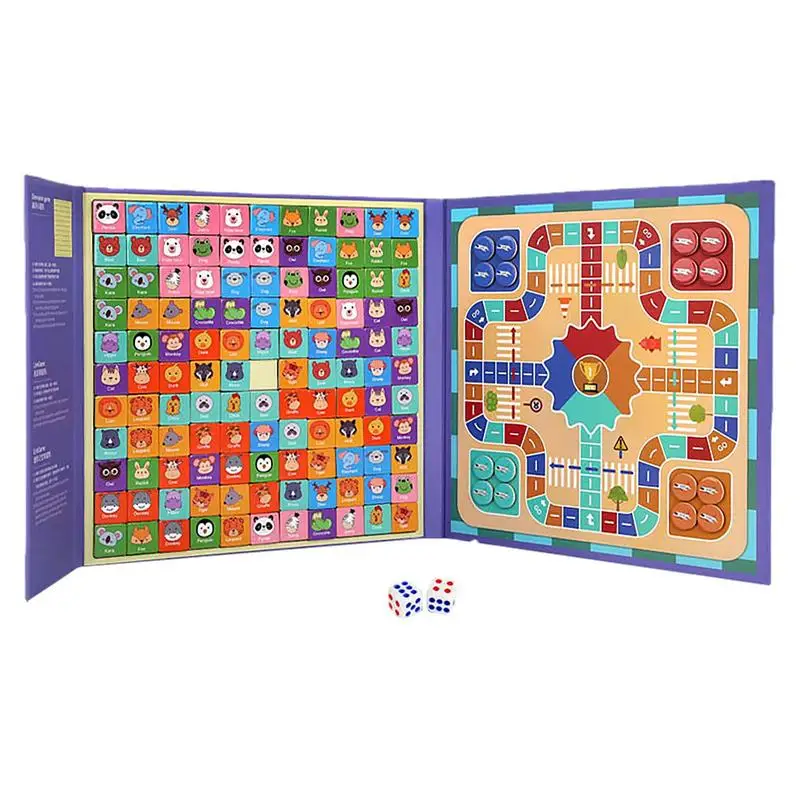 

Puzzle Chess Game Cartoon Flying Chess Board Games Chess Wood Puzzle Toys Preschool Learning Board Games Educational Puzzle Game