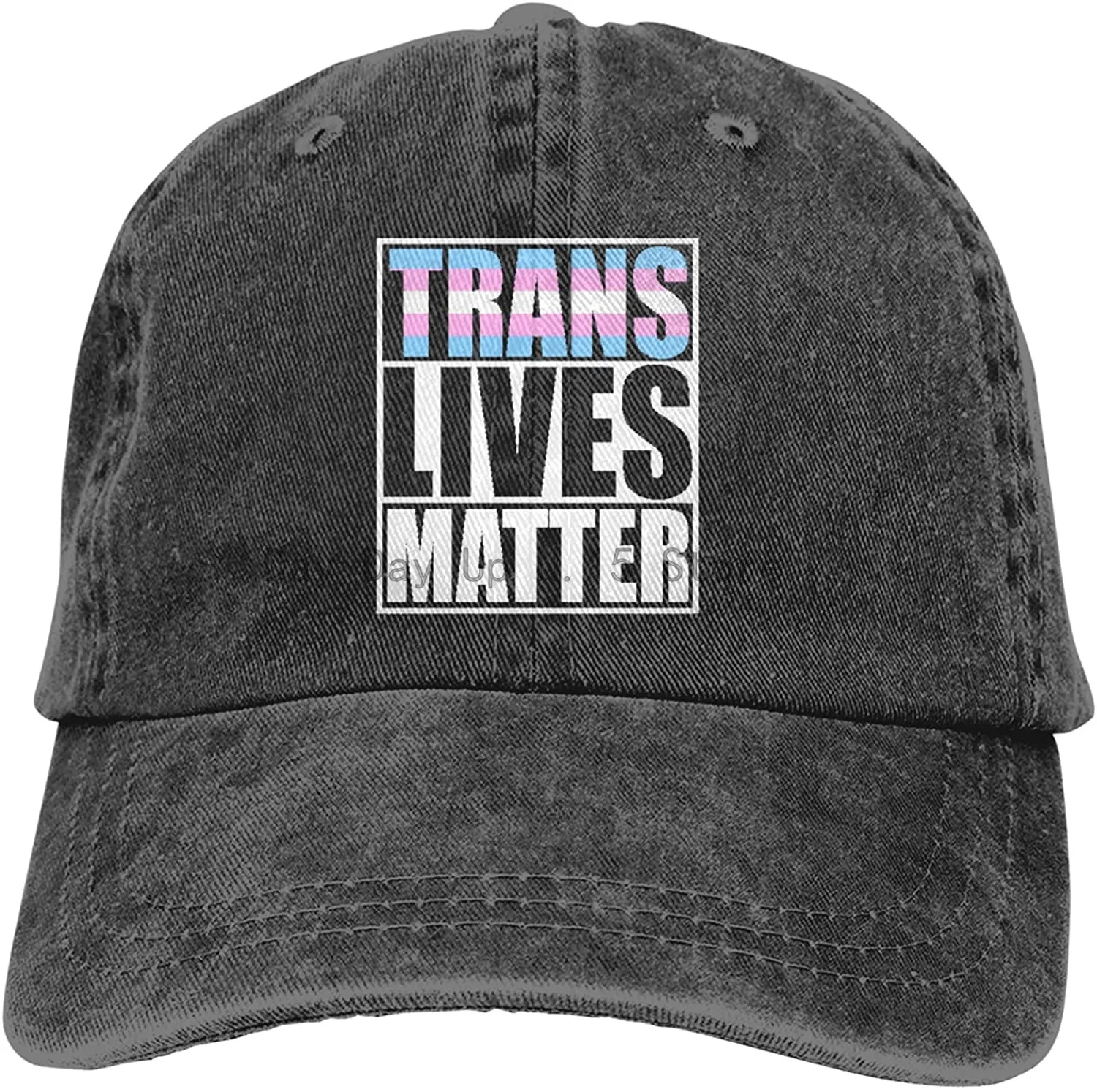 

Trans Lives Matter Baseball Cap,Trucker Dad Hat,Adjustable Fitted Cap for Men