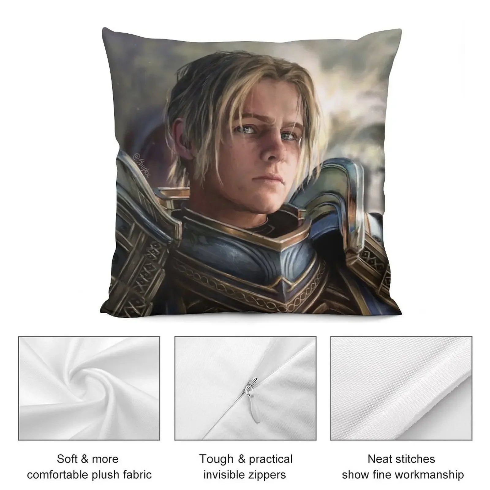 Подушка Anduin Wrynn осенняя наволочка декор подушки наволочки для подушек