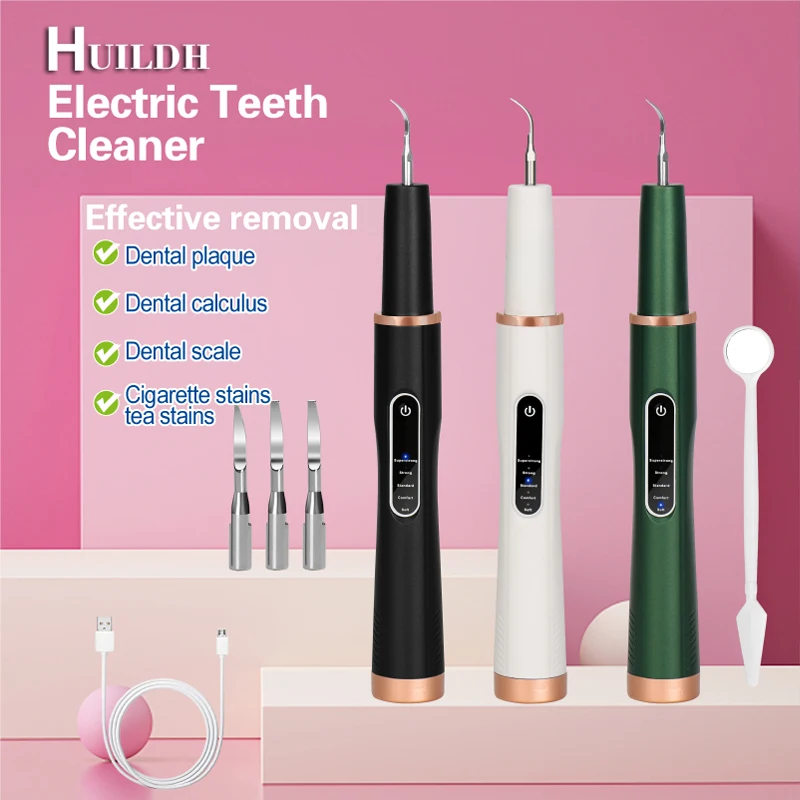 

High Frequency Sonic Toothbrush Teeth Cleaner Scaler Tooth Calculus Remover Stains Tartar Whiten Teeth Tool Electric Ultrasonic