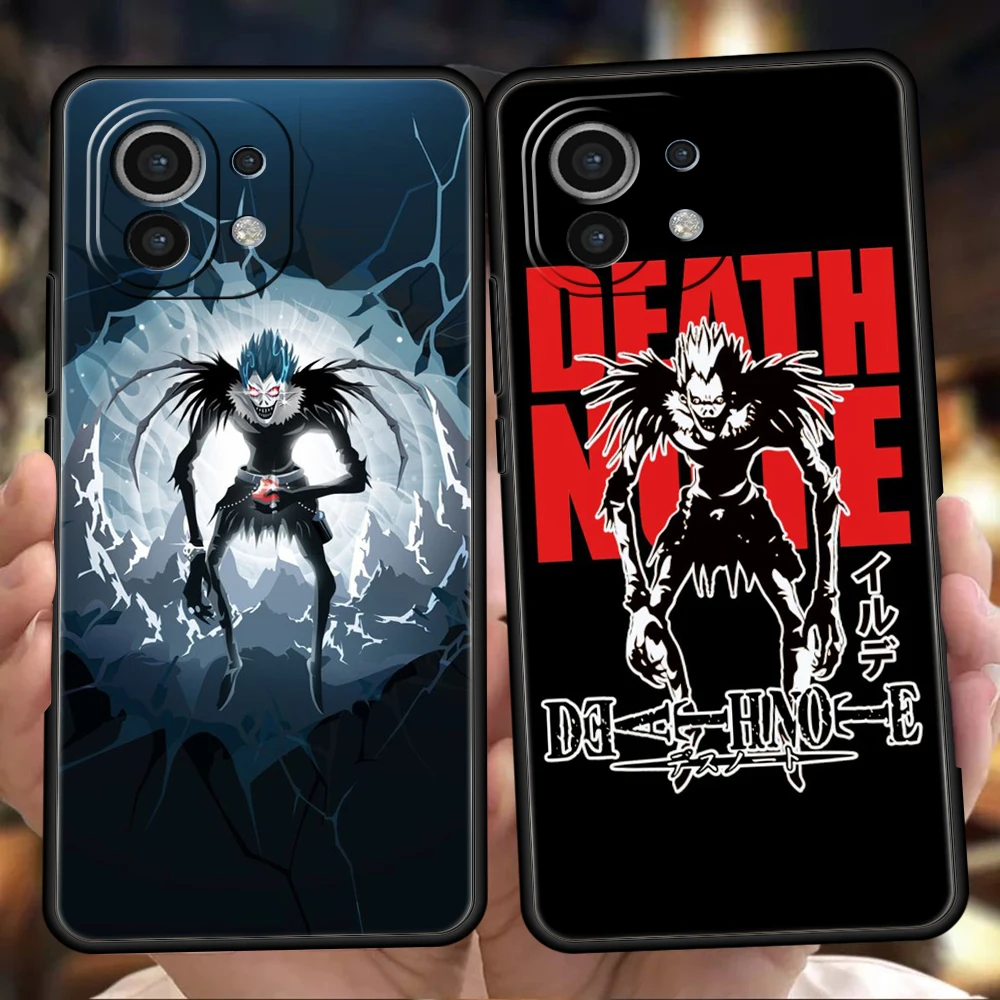 

Чехол для телефона с мангой Death Note для Xiaomi Poco F3 X3 X4 GT NFC M3 M4 Mi 12 9T 11 Ultra 11X 11i Note 10T Pro Lite 5G, силиконовый чехол