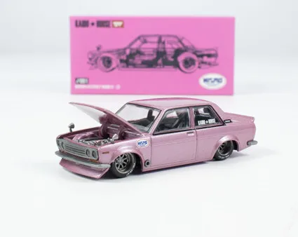 Minigt &amp kaido house 1:64 Datsun 510 Street KAIDO GT V1 KHMG091 Коллекция литья под давлением сплава модель