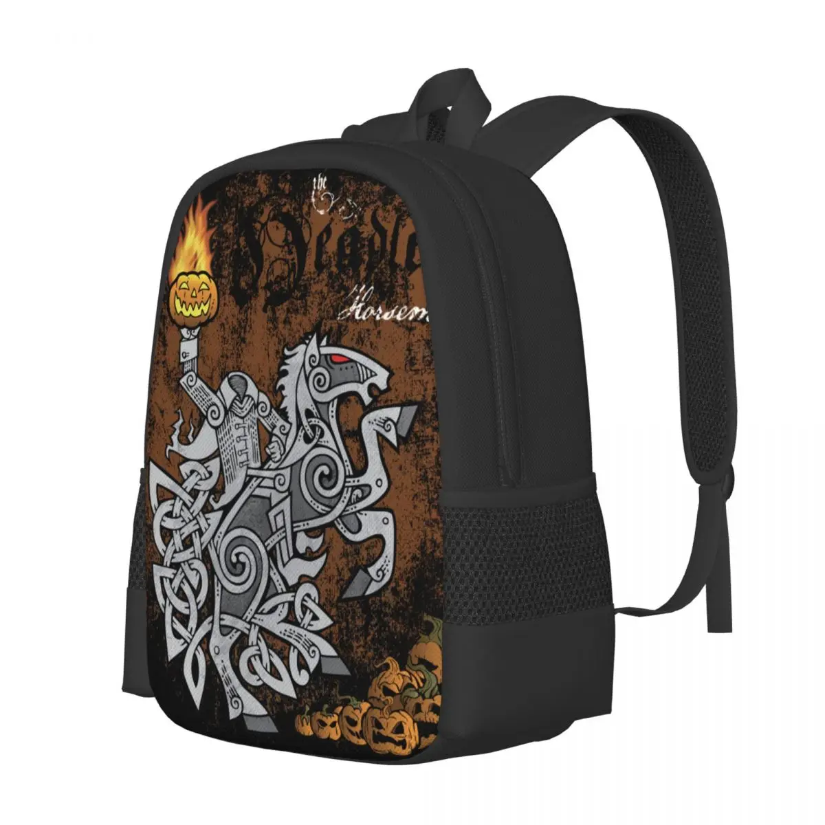 The Headless Horseman Backpack for Girls Boys Travel RucksackBackpacks for Teenage school bag