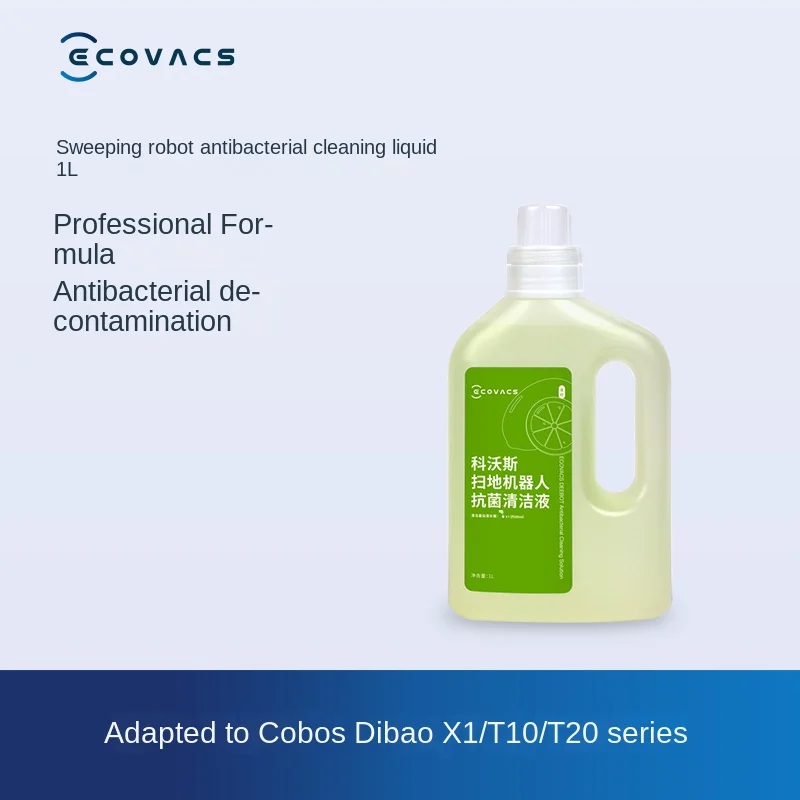 

ECOVACS Dibao Accessory T10/X1/T20 Series Special Antibacterial Cleaning Solution * 1L