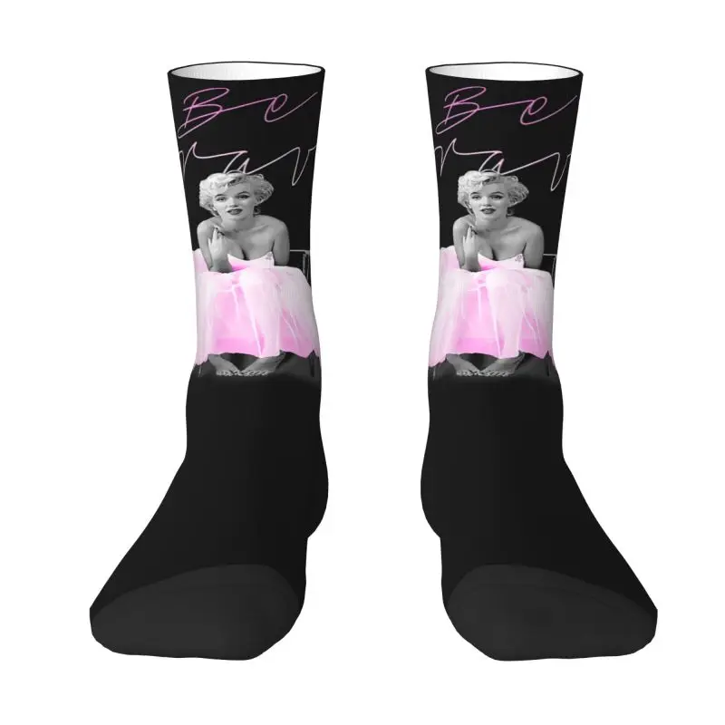 

Actress Marilyns Monroe Men's Crew Socks Unisex Cute 3D Printing Model And Singer Dress Socks