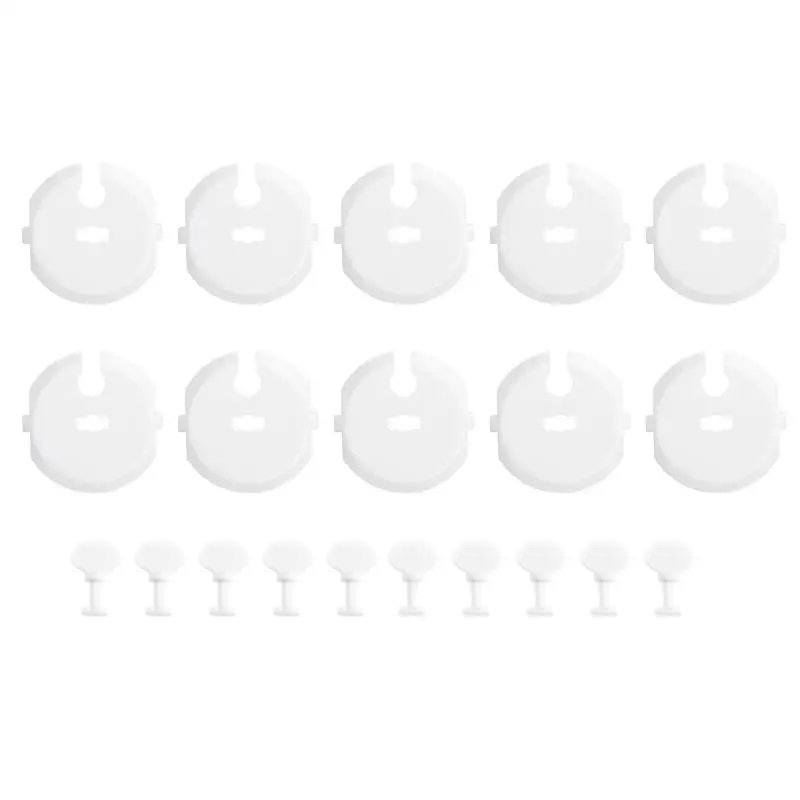 

20pcs Socket Cover Children Protection French Style Outlet Protective Cover