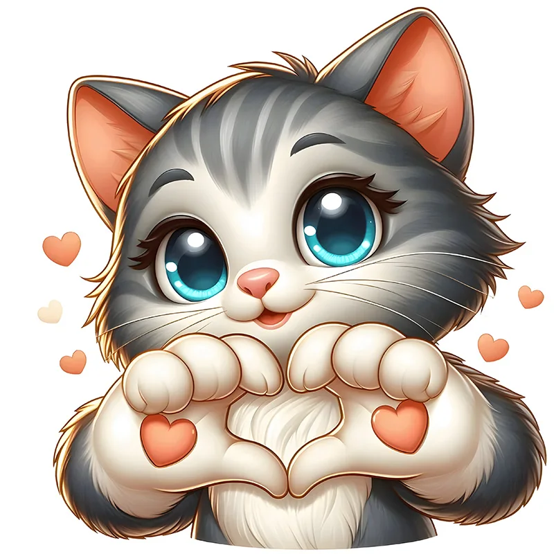 

Водонепроницаемая наклейка с животными QT12