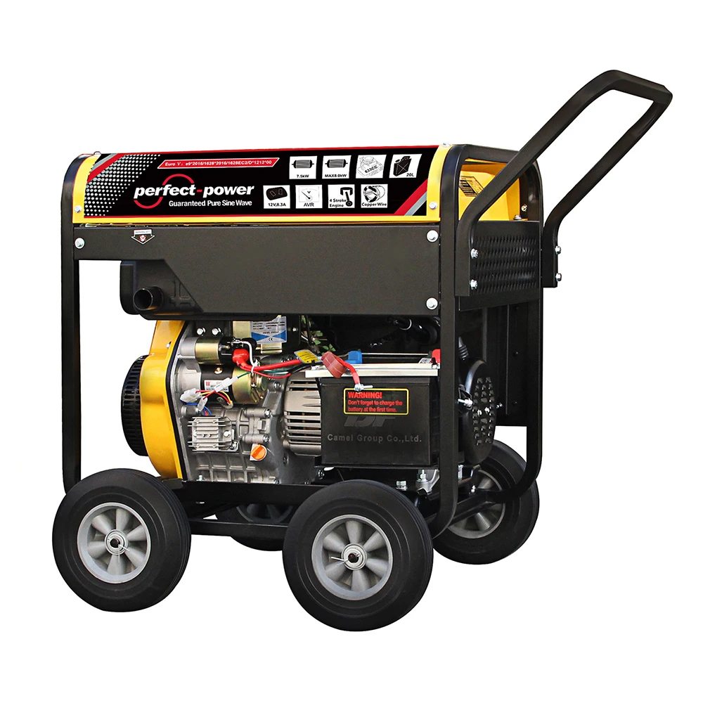 JAVarns 5 кВт открытого типа электрический запуск аккумулятор 30 Ач 20 л топливный бак