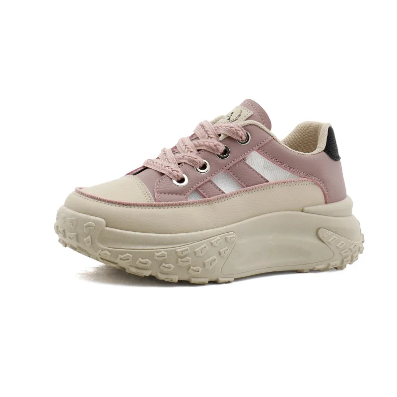 Women's 2023 Summer Sports Shoes New Versatile Hollow Thick Sole Casual Shoes Breathable Women's Vulcanized Shoes