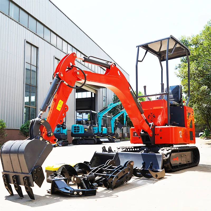 Мини-экскаватор CE/epa 1 тонна 2 т 8 тонны дизельный двигатель для сельского