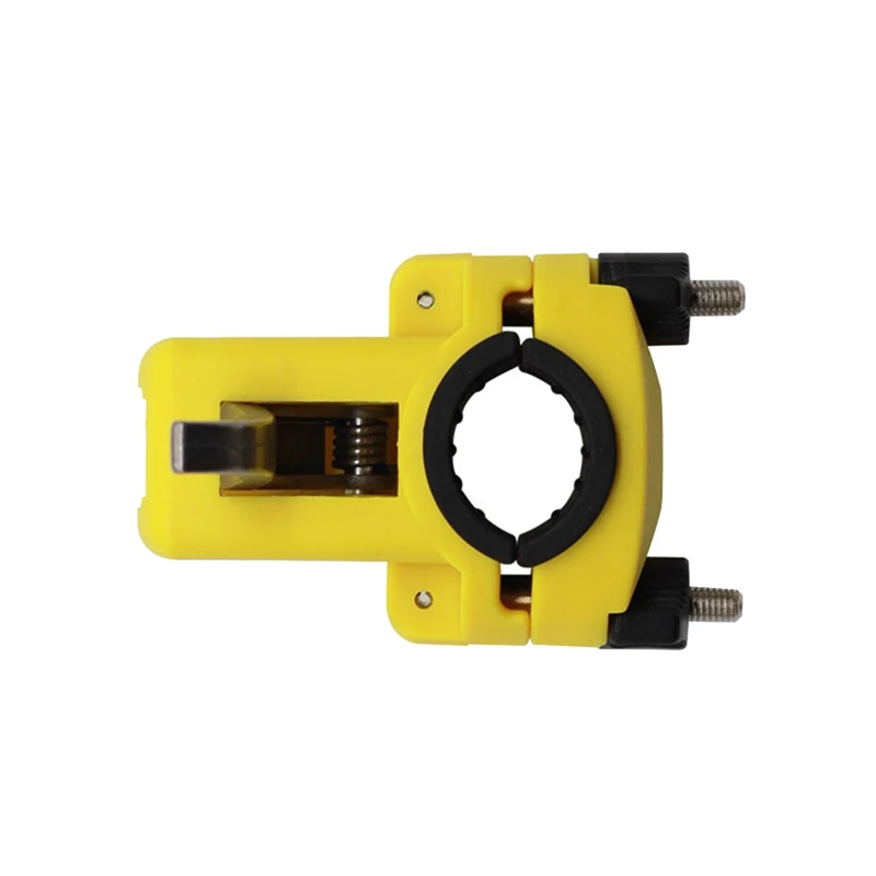 

1 Piece Fishing Rod Bracket Adjustable Fixed Durable Boat Pole Mount Tail Head Rest Holder Tools Holder Accessory Yellow