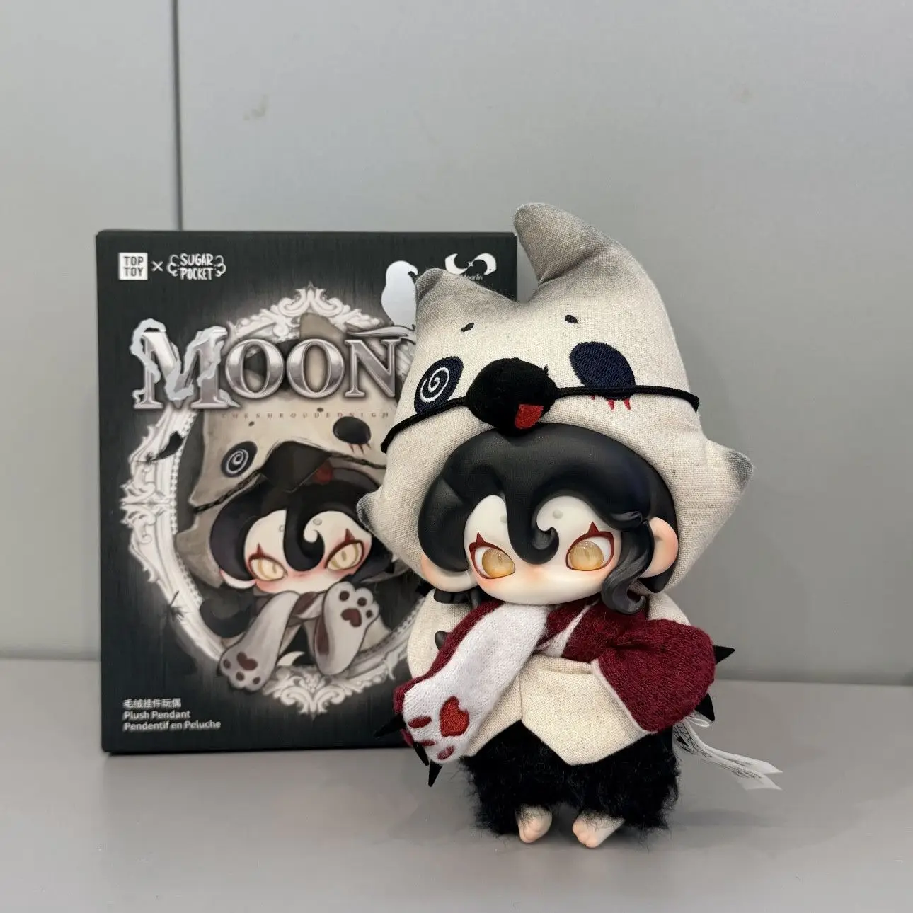 TOPTOY Moonin Enveloped Night Series Blind Box: Плюшевые подвески в темном стиле, сюрприз-фигурки для автомобиля и рабочего стола, загадочные аниме-куклы, подарок (art.: 3920db3d1888e) - 3920db3d1888e