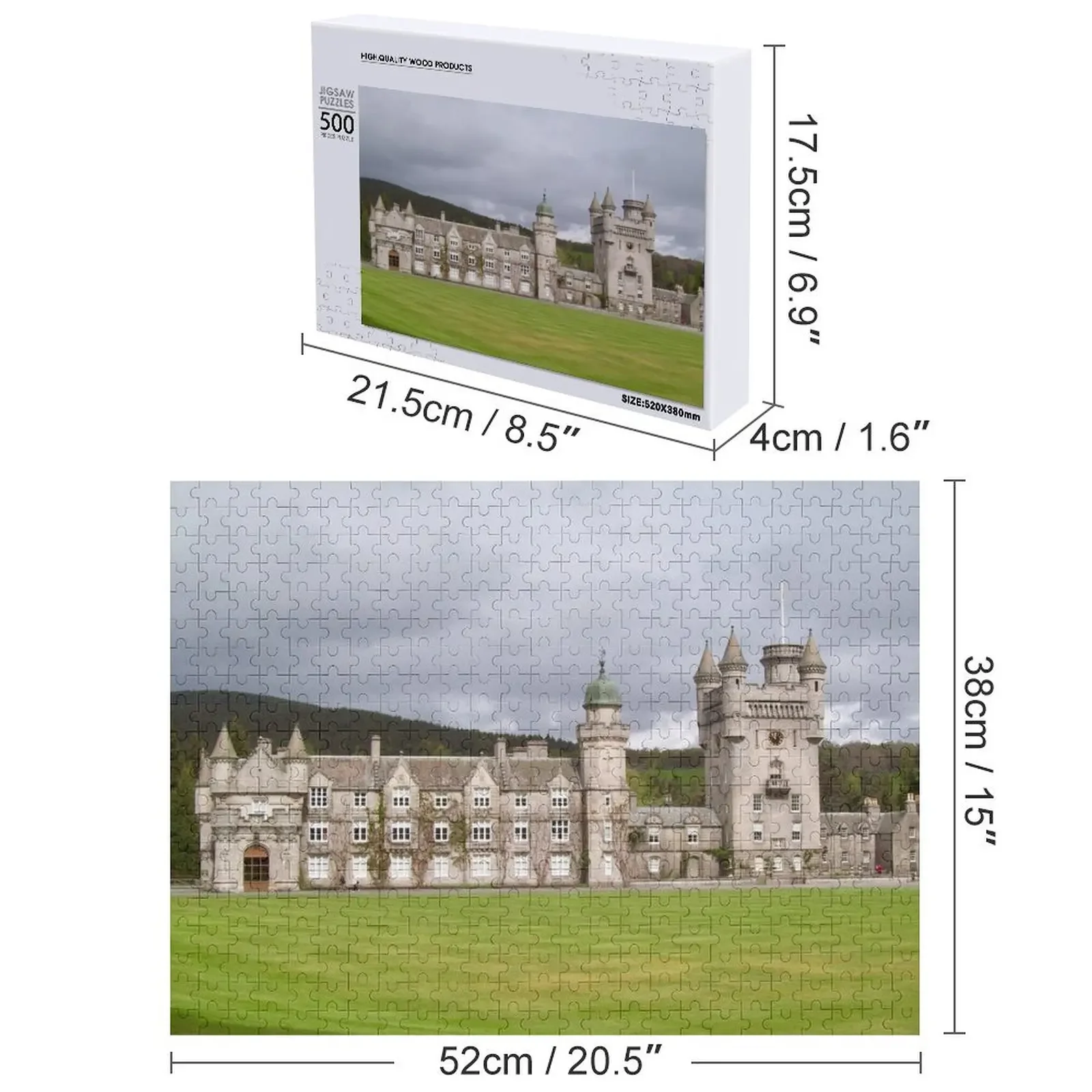 Фото Baloral замок, Ballater, aberdeenшир, Шотландия, Великобритания головоломка игра дети пользовательское имя Детская Игрушка Головоломка №4