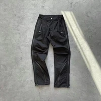 far archive trousers side laminated zipper stitching men women 11 high quality far archive high street functional overalls
