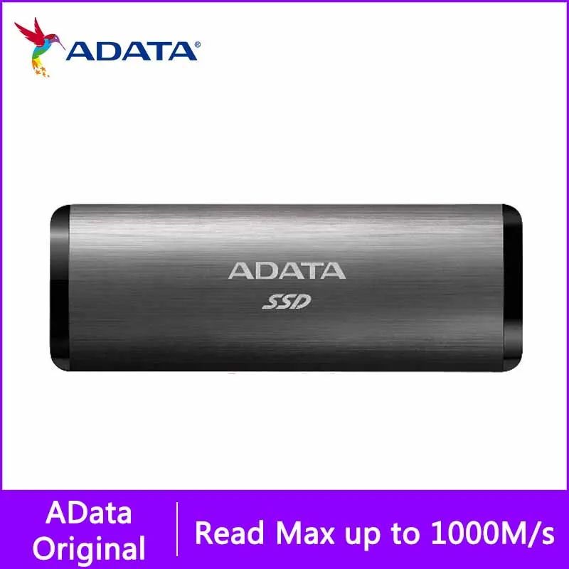 

ADATA USB 3.2 SE760 High Speed Mobile Solid State Drive Metal Shell Portable Drawing 256GB 512GB 1TB SSD