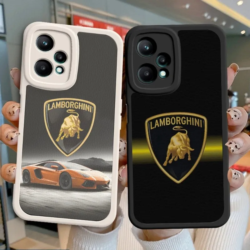

Суперкар Lamborghini чехол для телефона XIAOMI Redmi 12 Note 9 10 Lite 11 Ultra Pro S X 9T Poco M3 SE Plus X4 GT M4 из шкуры ягненка