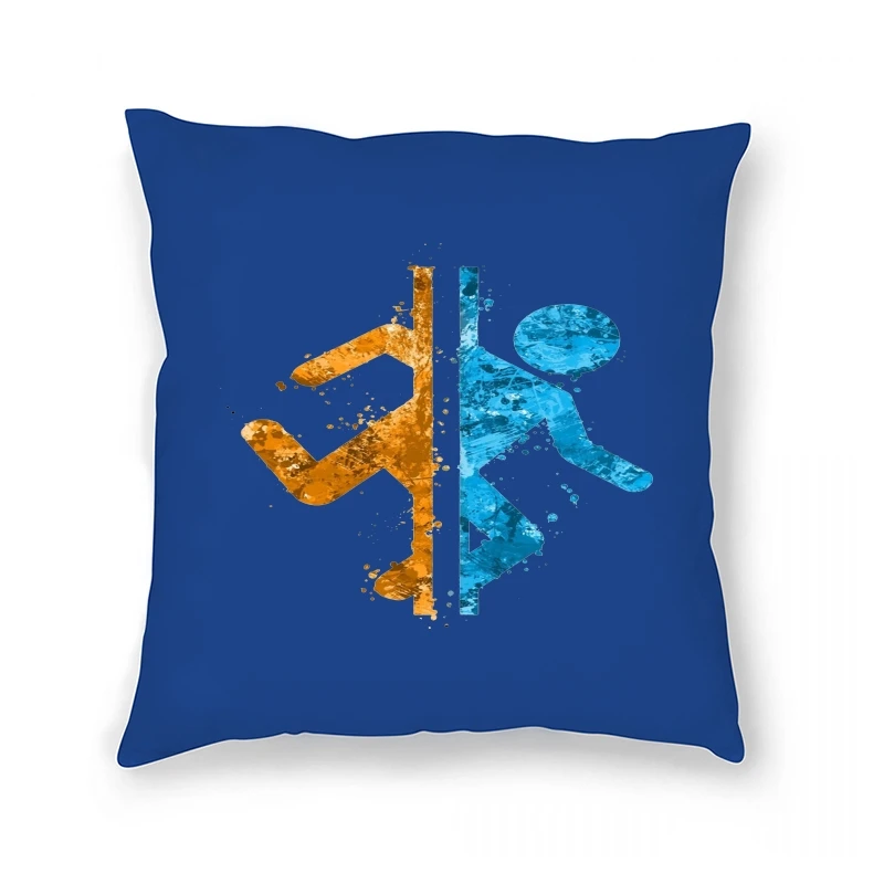 

Portal Portal Splatter Printed Casual Cute Pillow Case