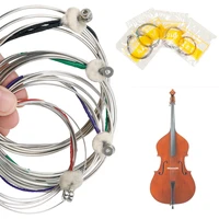 4pcsset double bass strings steel core nickel plated 040 094 contrabass strings accessories