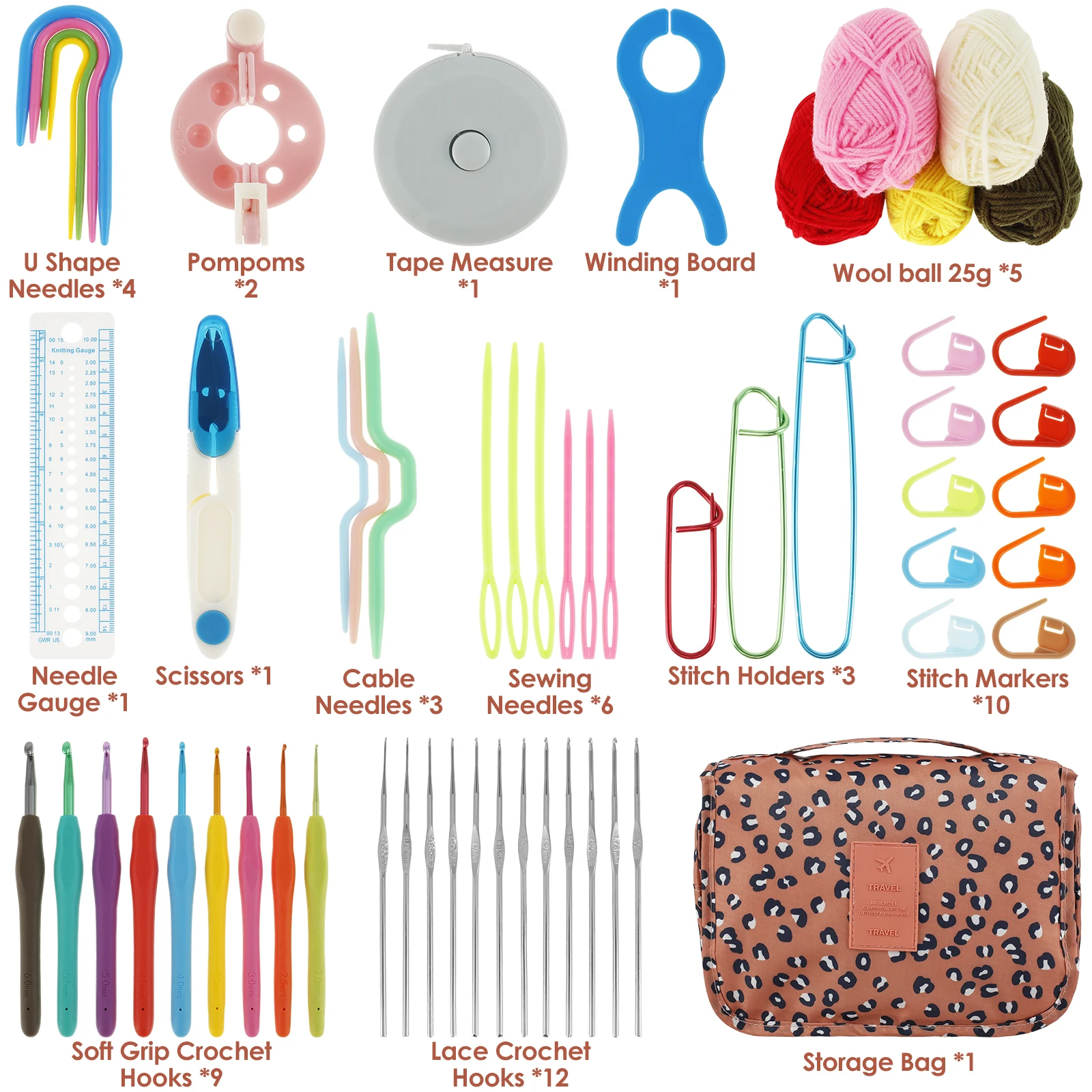 59 шт. эргономичный Набор для начинающих