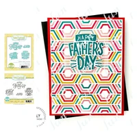 fathers day favorites new embossing metal cut dies and stamps handmade diy scrapbooking greeting card diary craft decor molds
