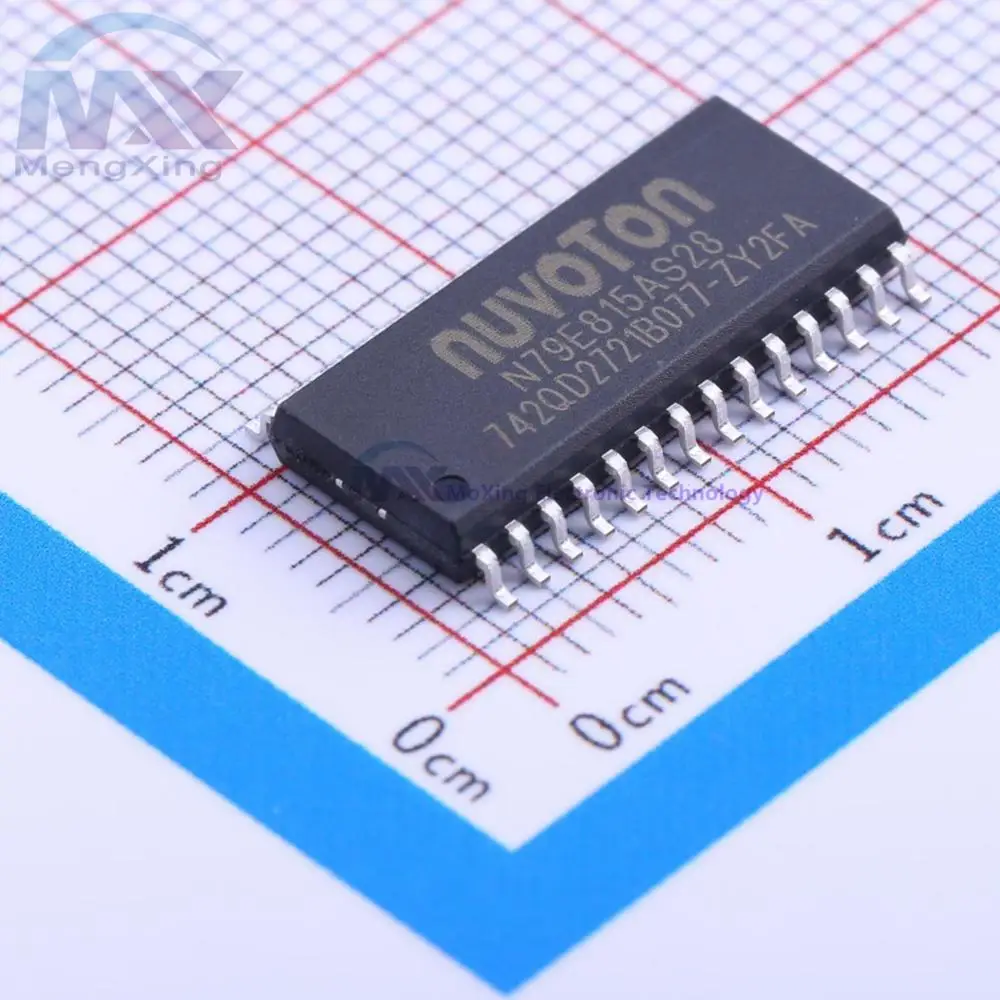 

100% New Original 8 bit Microcontrollers MCU 8051 Flash IC NOVOTON Chip N79E815AS28 Electronic Components