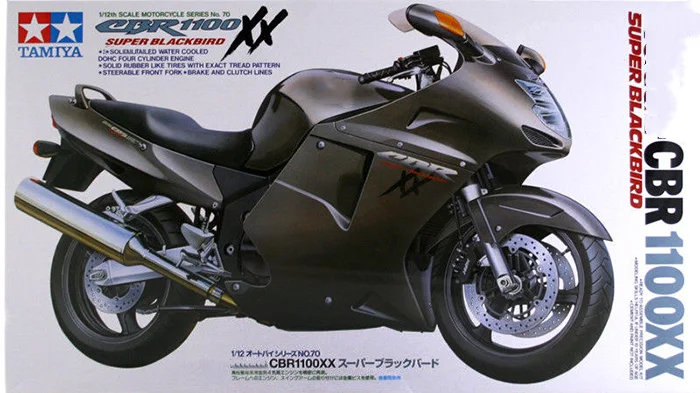 

TAMIYA 1:12 CBR1100XX Super Blackbird 14070 Assembled Motorcycle Limited Edition Static Assembly Model Kit Toys Gift